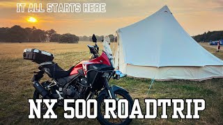 honda nx500  Roadtrip  It all starts here [upl. by Frederiksen]