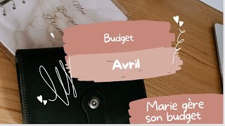 📔Budget Avril  enveloppes budgétaires [upl. by Euqinue]