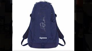 A quick look at the Supreme SS 24’ Backpack Navy supreme supremess24 [upl. by Ziladnerb855]