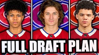 MONTREAL CANADIENS 2024 NHL DRAFT PLAN REVEALED… [upl. by Decato]