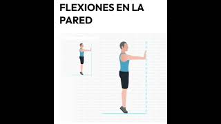 Flexiones en la pared 🏋️💪No te rindas y sigue adelante [upl. by Syverson]