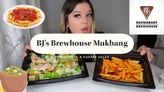 BJs Brewhouse MukbangChristmas Eve Dinner ASMR eat with me [upl. by Augusto]