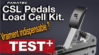 Test Fanatec CSL Pedals Load Cell Kit  un AddOn vraiment indispensable [upl. by Ahteres]