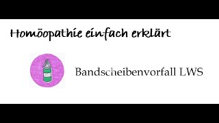 Bandscheibenvorfall der LWS [upl. by Niasuh]