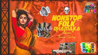 NONSTOP FOLK DHAMAKA DJ MIX trending folkdhamaka nonstopdjsong bassbooster [upl. by Mikael]