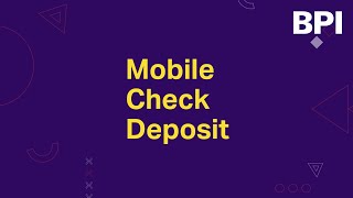 How To Deposit a Check Online  BPI app  2024 [upl. by Reo]