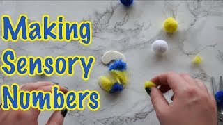 Sensory Numbers  DIY Feely Numbers [upl. by Jerz]