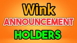 Win Wink Price Prediction Updates Wink Today Update [upl. by Adnor726]