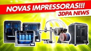 NOVA K1C Impressora 3D de Metal Líquido BCN3D e Bambu A1 Mini no Brasil  3DPA News Fev24 [upl. by Tabbie1]