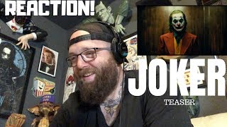 JOKER 2019 TEASER TRAILER REACTION TODD PHILLIPS  JOAQUIN PHOENIX [upl. by Nelyk]