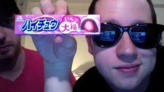 Strawberry Daifuku 大福餅 HiChew  Crazy from Kong Review Japan [upl. by Aldercy]