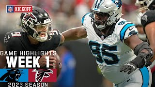 Carolina Panthers vs Atlanta Falcons Game Highlights  NFL 2023 Week 1 [upl. by Ibbetson]