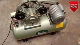 VESPA Air Compressor 1HP 88Liters Belt Driven Double Piston UNBOXING [upl. by Benoite193]