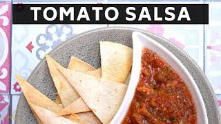 Tomato Salsa  Salsa Recipe  Dips [upl. by Ettezil156]