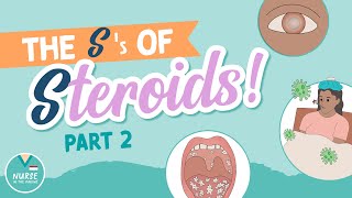 Corticosteroids Part 2  Pharmacology  NurseInTheMaking [upl. by Akiemaj]