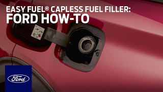 Easy Fuel® Capless Fuel Filler  Ford HowTo  Ford [upl. by Kalindi]