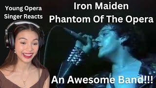 Young Opera Singer Reacts To Iron Maiden  Phantom Of The Opera [upl. by Daisy]