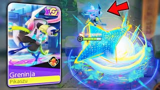 Greninja Default vs Neo Street Style Holowear Comparison  Pokemon Unite [upl. by Ppilihp498]