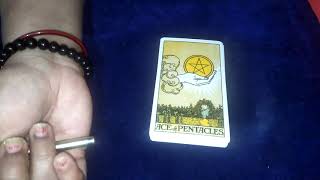 💰 💰 ace of pentacles minor arcana card description in hindi हिंदी में सीखें टैरो कार्ड💰 💰 [upl. by Adnyleb]