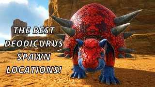 ARK Lost Island  Best Doedicurus spawn locations [upl. by Nairehs]