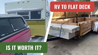 Building a Flat Deck Trailer for Cheap [upl. by Dudley]