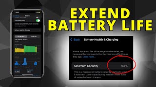 How To Extend iPhone Battery Life Double Battery Life [upl. by Mazman]