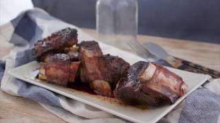 Costillas de ternera al horno con soja y miel [upl. by Katherine]