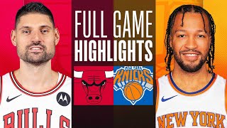 BULLS at KNICKS  FULL GAME HIGHLIGHTS  April 14 2024 [upl. by Aikemahs268]