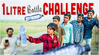 1 litre water bottle challenge villege challengerasool comedydhoom dhaam channel [upl. by Bish799]