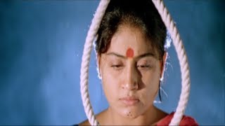 Adimai Penn Tamil Movie Scenes  Vijayashanthi hangs Rami Reddy  Dasari Narayana Rao [upl. by Zashin]