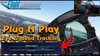 Quick Setup Easy to Use Eye amp Head Tracking  Tobii Eye Tracker 5 in Microsoft Flight Simulator [upl. by Jewel]