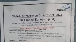 SRF Birla Group LampT Ballestra Deepak Group Alembic Glenmark  Jobs  Multiple Dept  Date2024 [upl. by Aicileb]