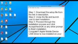 Apple Mobile Device USB Driver Download Windows  Latest Version [upl. by Parrnell]