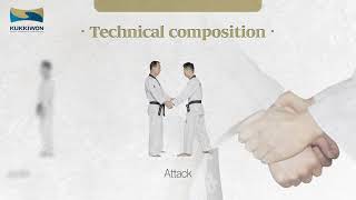 Kukkiwon TKD Self Defense  Poomsae 16  Hansu application [upl. by Camfort596]