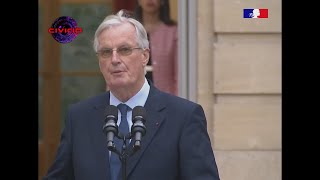 Michel Barnier insulte les français dès sa 1ere intervention [upl. by Ialokin]