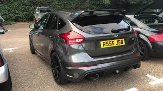 MK3 Focus RS With Mountune Exhaust System POPS AND BANGS [upl. by Moffit]