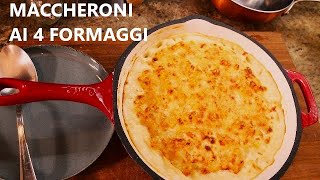 MACCHERONI ai 4 FORMAGGI ricetta del maccheroni ai 4 formaggi RIPASSATI [upl. by Summer]