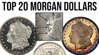 Top 20 Most Valuable Morgan Dollars 2000000  Key Dates Varieties Errors and Rarities [upl. by Edi]