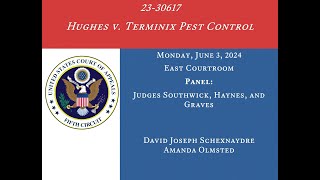 2330617 Hughes v Terminix Pest Control Monday June 3 2024 [upl. by Aliehc555]