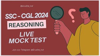 SSC CGL TIER1 REASONING 18 july S1 reasoning ✅🎯 ssc ssccgl sscchsl ssccpo sscgd sscje [upl. by Ayrad]