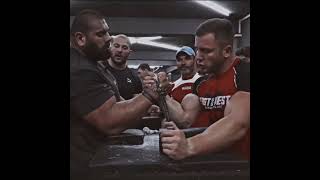 Irakli now 🦾 iraklizirakashvili levansaginashvili armwrestling sport edit rec [upl. by Olgnaed]