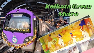 Official Video of Kolkata Green Line Metro  Magical Voice of Sabyasachi Chatterjee  kolkata [upl. by Naitsirk]