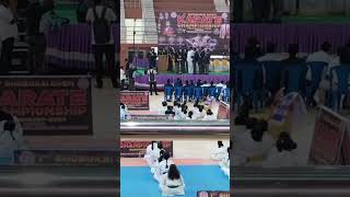 Pondicherry karate live Tournament [upl. by Ahseekat]