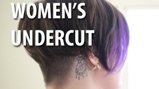 Womens Undercut and Hairstyle [upl. by Acilegna]