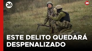 🚨 UCRANIA anunció que va a SUAVIZAR LAS PENAS para los DESERTORES PRIMERIZOS [upl. by Halsy850]