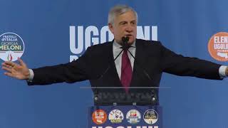 TAJANI A BOLOGNA PER SOSTENERE ELENA UGOLINI PRESIDENTE DELLEMILIAROMAGNA [upl. by Fredella]