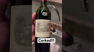 CORKED First Growth Bordeaux Chateau LAFITE Down the Drain 🍷 [upl. by Argyle]