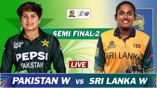 PAKISTAN vs SRI LANKA LIVE SCORES amp COMMENTARY  PAK vs SL WOMEN ASIA CUP SEMI FINAL MATCH LIVE [upl. by Verity]