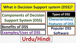 What is Decision Support System DSS DSS ComponentsDSS Types FeaturesCharacteristics amp Benefits [upl. by Auqinal320]