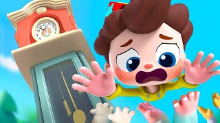 Dont Climb Up High Baby  Hickory Dickory Dock  Safety Tip  Nursery Rhyme amp Kids Song  BabyBus [upl. by Baudelaire]